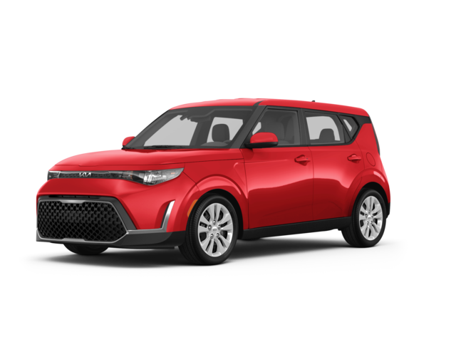 2023 Kia Soul LX, front three-quarter view, paint 1 of 8