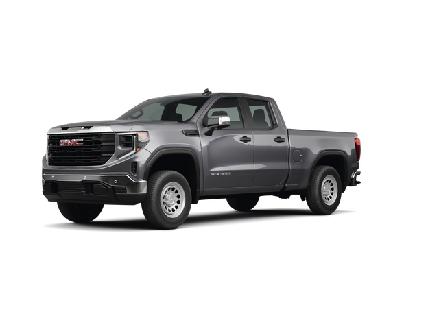 2025 GMC Sierra 1500 Pro, front three-quarter view, paint 1 of 6