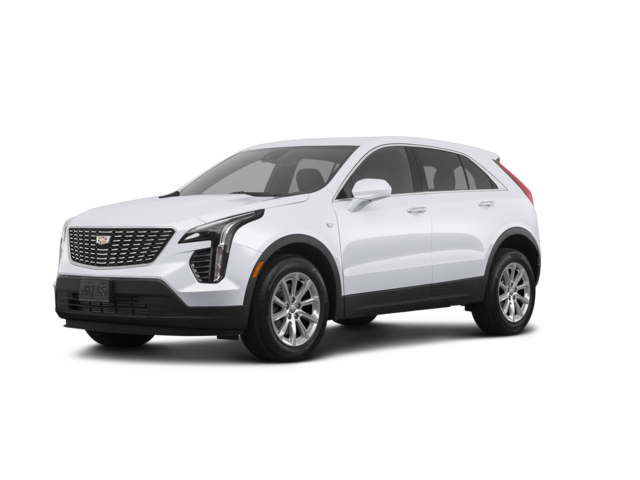 2023 Cadillac XT4 Luxury, front three-quarter view, paint 1 of 8