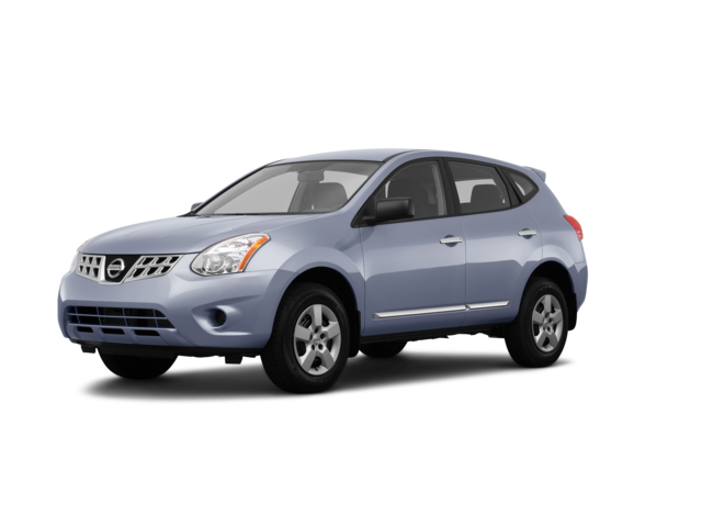 2013 Nissan Rogue S, front three-quarter view, paint 1 of 8