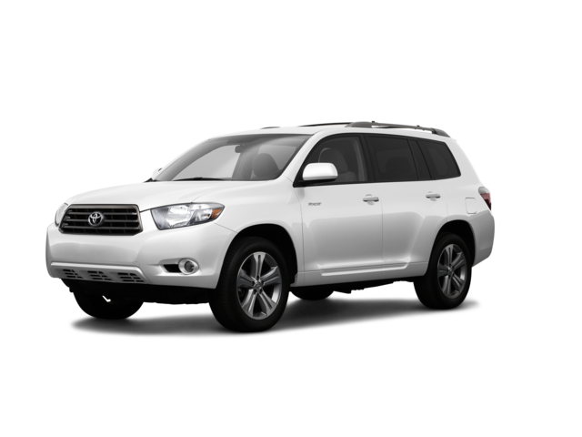 2009 Toyota Highlander Base, front three-quarter view, paint 1 of 8