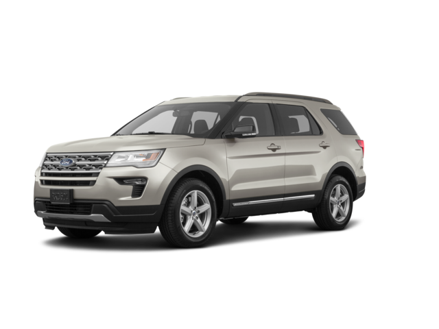 2018 Ford Explorer Base, front three-quarter view, paint 1 of 8