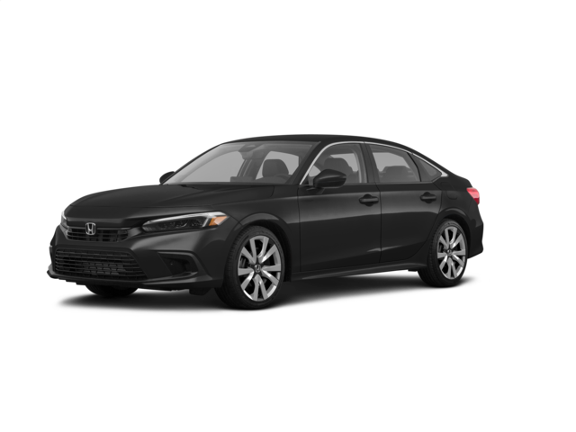 2024 Honda Civic LX, front three-quarter view, paint 1 of 6