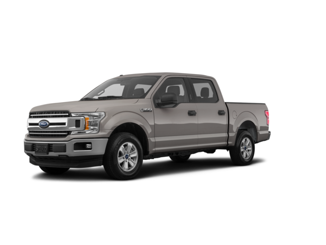 2018 Ford F-150 XLT, front three-quarter view, paint 1 of 8