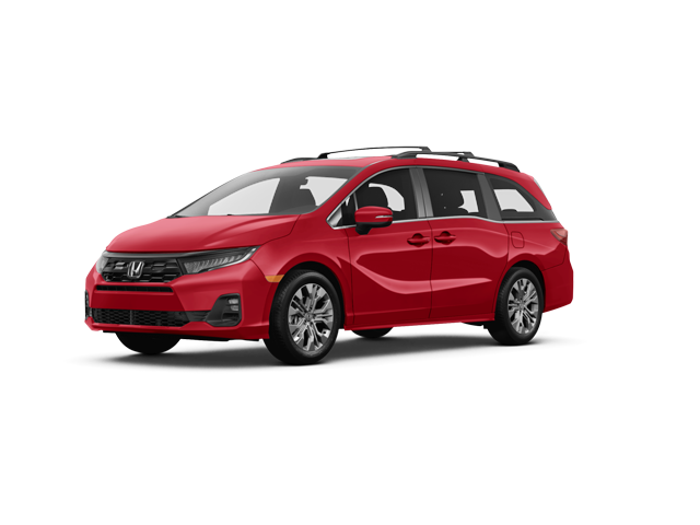 2026 Honda Odyssey Touring, front three-quarter view, paint 1 of 8