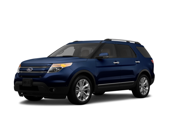 2012 Ford Explorer Limited, front three-quarter view, paint 1 of 8