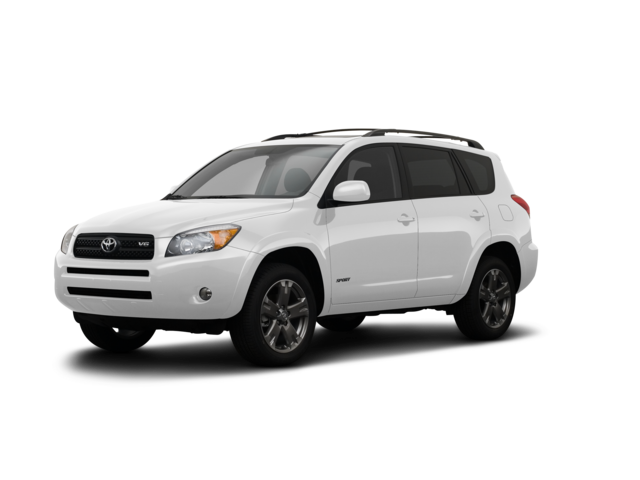 2008 Toyota RAV4 Sport, front three-quarter view, paint 1 of 7