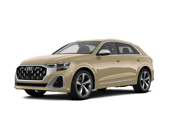 2026 Audi SQ8 Prestige, front three-quarter view, paint 1 of 8