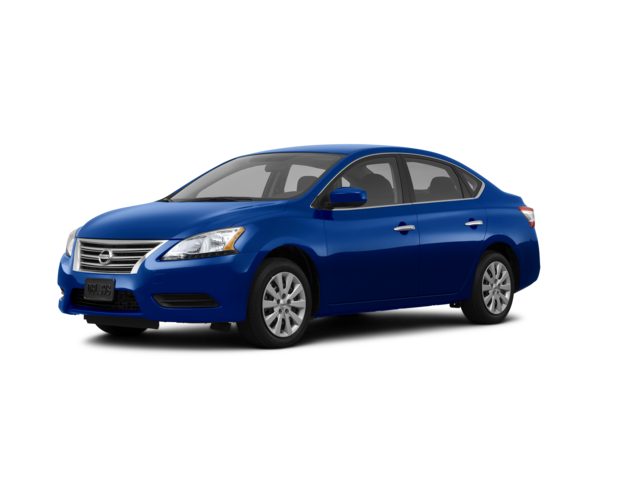 2013 Nissan Sentra SV, front three-quarter view, paint 1 of 8