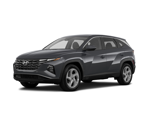 2024 Hyundai Tucson SE, front three-quarter view, paint 1 of 8