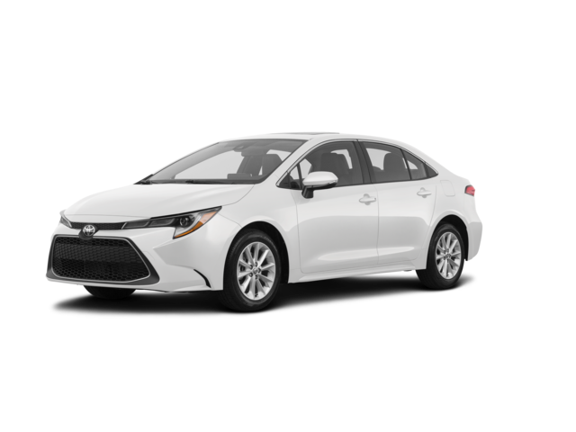 2022 Toyota Corolla XLE, front three-quarter view, paint 1 of 8