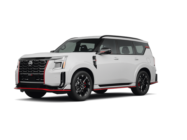 2026 Nissan Armada SV, front three-quarter view, paint 1 of 5