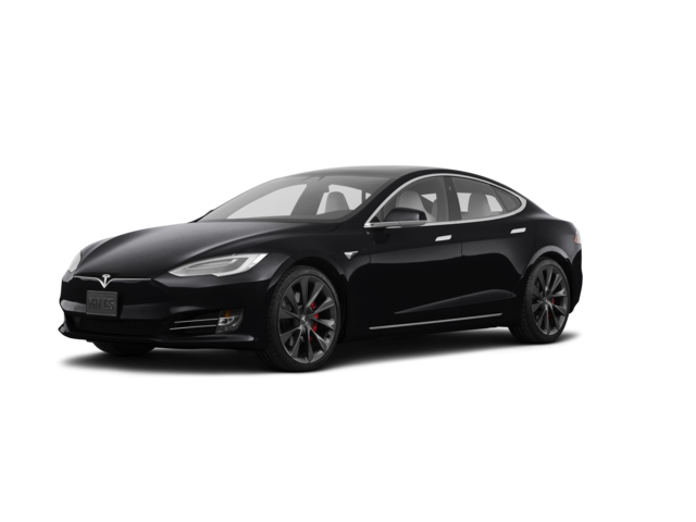 2019 Tesla Model S 75D, front three-quarter view, paint 1 of 7