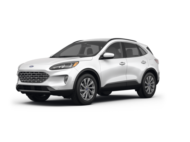 2022 Ford Escape Titanium, front three-quarter view, paint 1 of 8