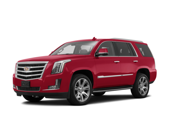 2017 Cadillac Escalade Luxury, front three-quarter view, paint 1 of 8
