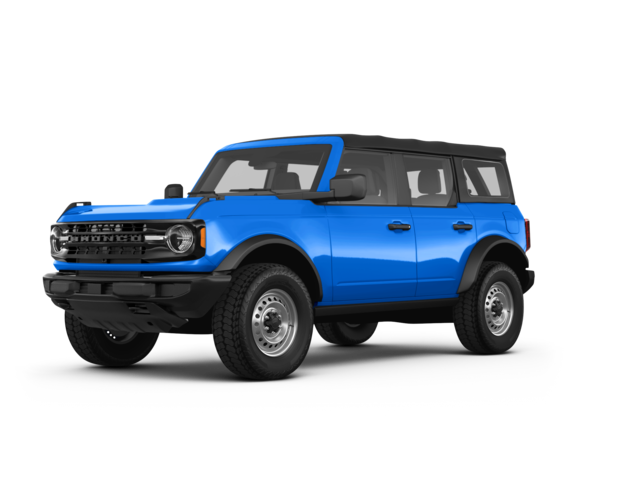 2022 Ford Bronco Base, front three-quarter view, paint 1 of 8