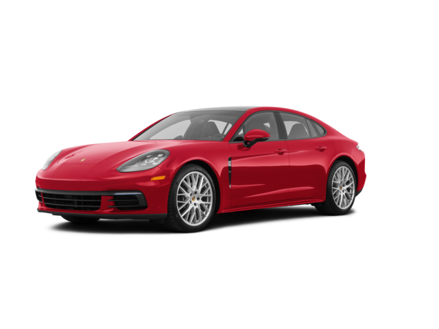 2019 Porsche Panamera 4 E-Hybrid Sport Turismo, front three-quarter view, paint 1 of 8
