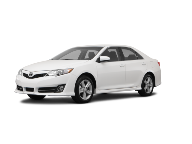 2012 Toyota Camry SE, front three-quarter view, paint 1 of 8