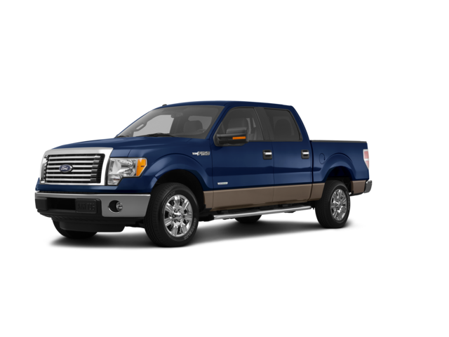 2012 Ford F-150 XLT, front three-quarter view, paint 1 of 8