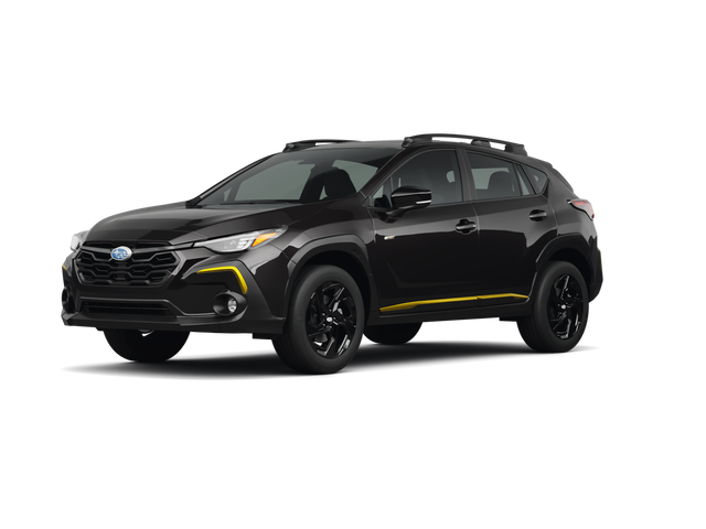2026 Subaru Crosstrek Sport, front three-quarter view, paint 1 of 8