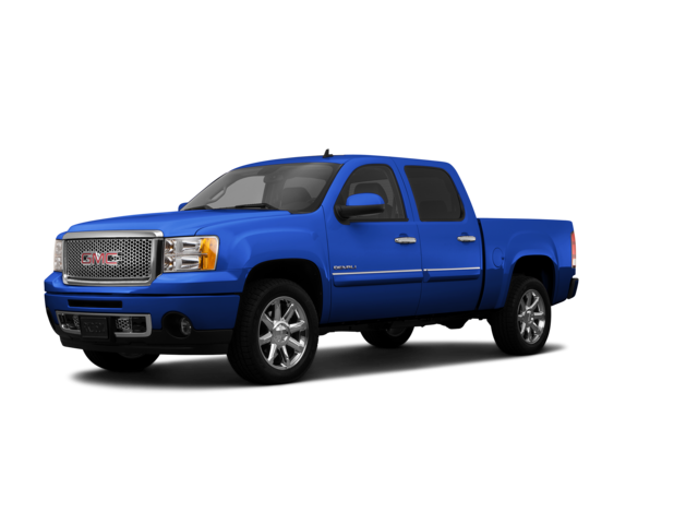 2011 GMC Sierra 1500 Denali, front three-quarter view, paint 1 of 8