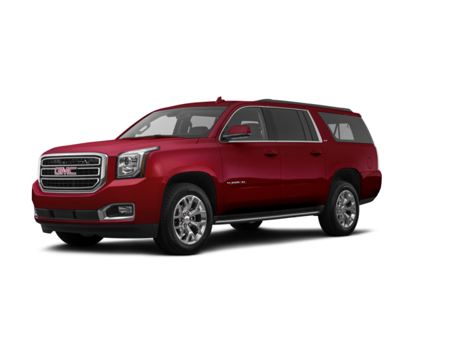 2019 GMC Yukon XL SLT, front three-quarter view, paint 1 of 8