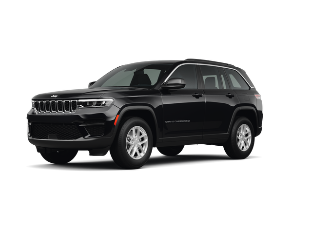 2025 Jeep Grand Cherokee Laredo X, front three-quarter view, paint 1 of 5