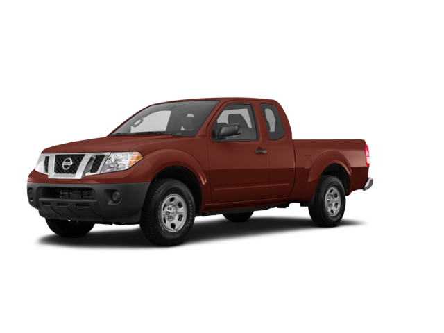 2017 Nissan Frontier S, front three-quarter view, paint 1 of 8