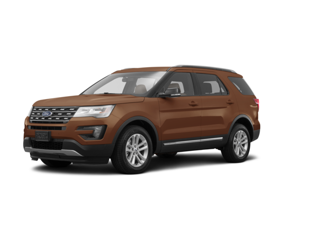 2017 Ford Explorer XLT, front three-quarter view, paint 1 of 8