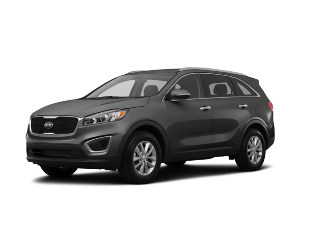 2017 Kia Sorento EX, front three-quarter view, paint 1 of 8