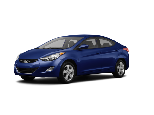 2012 Hyundai Elantra GLS PZEV, front three-quarter view, paint 1 of 8