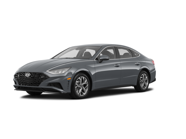 2022 Hyundai Sonata SEL, front three-quarter view, paint 1 of 7