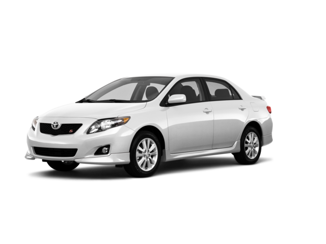 2010 Toyota Corolla S, front three-quarter view, paint 1 of 8