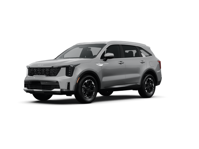 2024 Kia Sorento S, front three-quarter view, paint 1 of 8