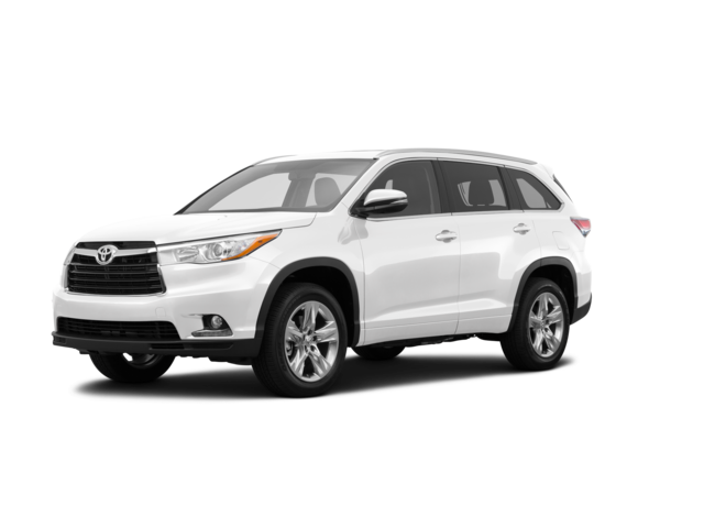 2015 Toyota Highlander Limited, front three-quarter view, paint 1 of 8