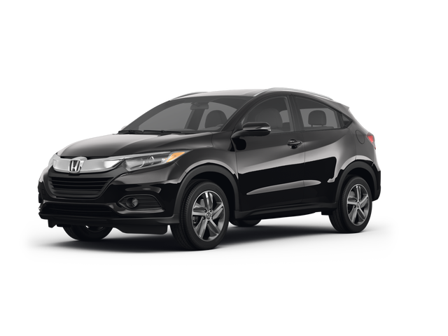 2022 Honda HR-V EX, front three-quarter view, paint 1 of 8