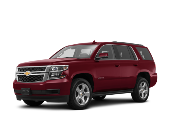 2017 Chevrolet Tahoe LT, front three-quarter view, paint 1 of 8