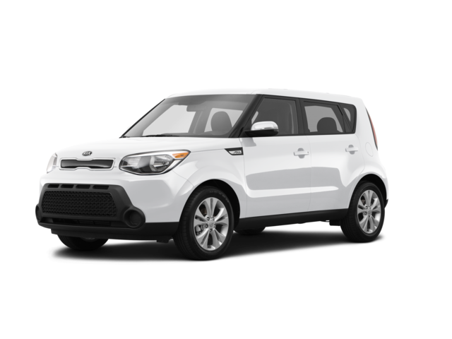 2014 Kia Soul +, front three-quarter view, paint 1 of 8