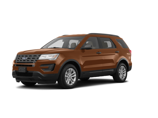 2017 Ford Explorer Base, front three-quarter view, paint 1 of 8