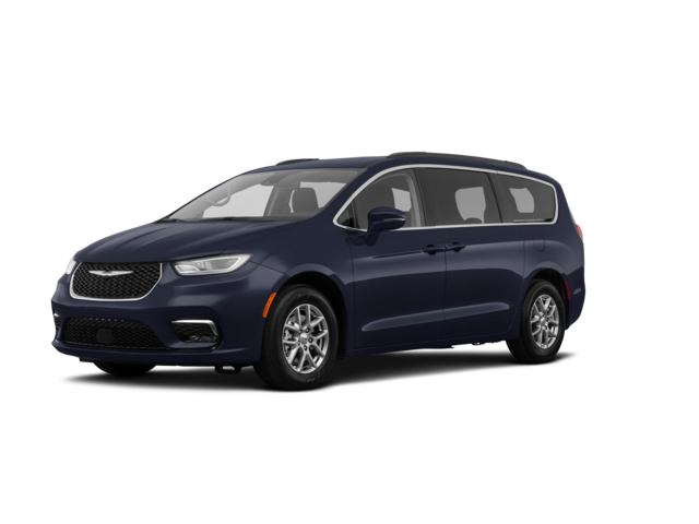 2022 Chrysler Pacifica Touring, front three-quarter view, paint 1 of 8