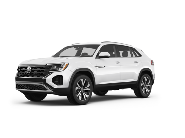 2025 Volkswagen Atlas Cross Sport SE, front three-quarter view, paint 1 of 5