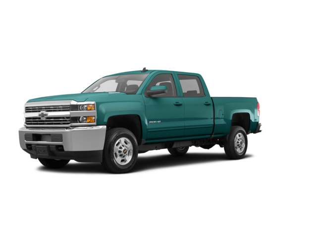 2016 Chevrolet Silverado 2500 HD LT, front three-quarter view, paint 1 of 8