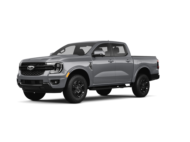 2026 Ford Ranger Lariat, front three-quarter view, paint 1 of 8