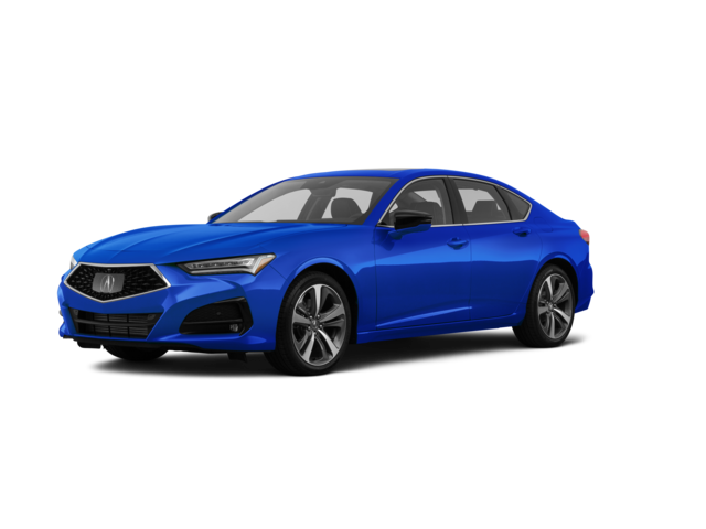 2021 Acura TLX Base, front three-quarter view, paint 1 of 8