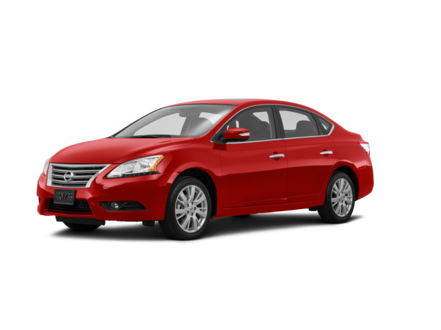2015 Nissan Sentra SL, front three-quarter view, paint 1 of 8