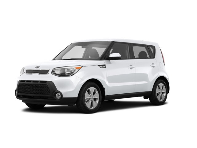 2015 Kia Soul Base, front three-quarter view, paint 1 of 8