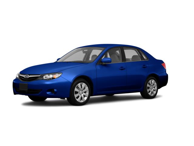 2010 Subaru Impreza 2.5i, front three-quarter view, paint 1 of 8