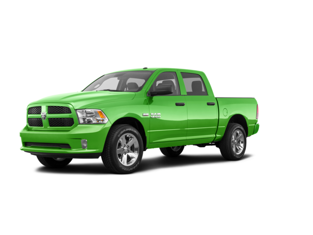 2017 Ram 1500 Express, front three-quarter view, paint 1 of 8