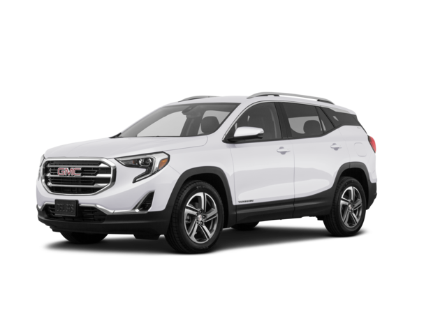 2022 GMC Terrain SLT, front three-quarter view, paint 1 of 8