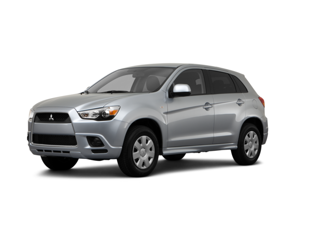 2011 Mitsubishi Outlander Sport ES, front three-quarter view, paint 1 of 7